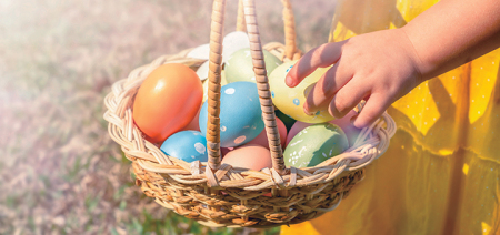 Oxford Library celebrating Easter with egg hunt and crafts